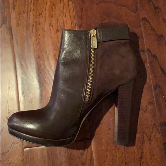 MICHAEL Michael Kors Leather High Heel Boots 71/2 - Picture 5 of 15